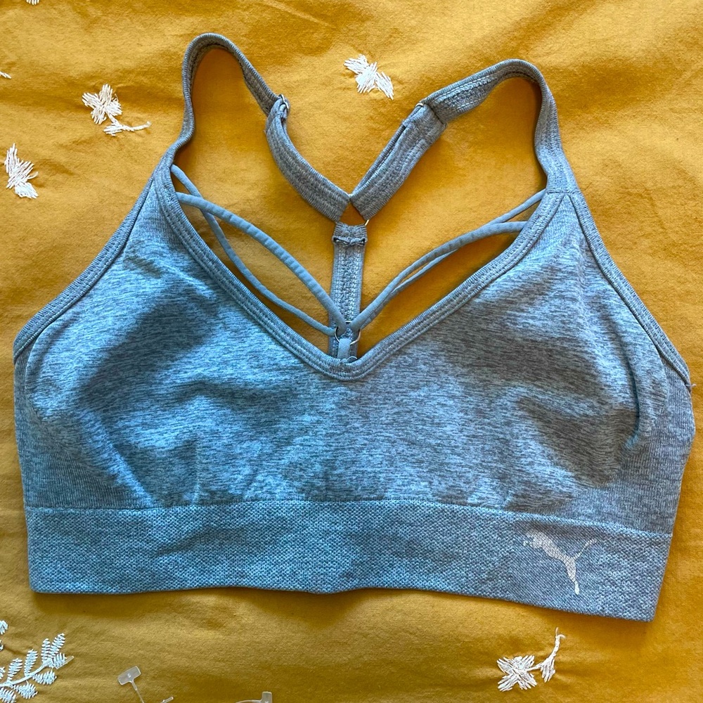 Puma Grey Sports bra XS